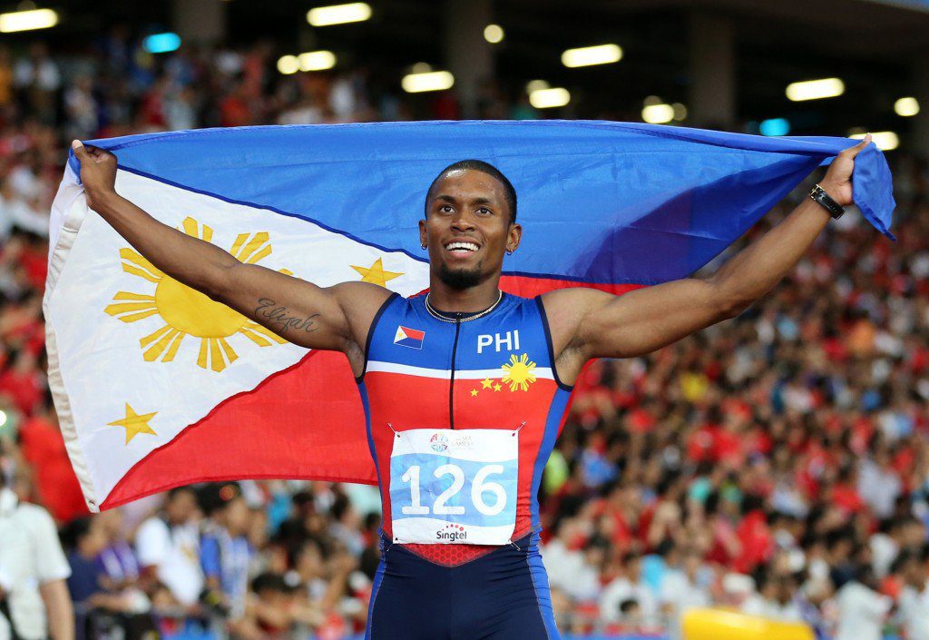 Edwin Cray at the SEA Games (Photo via Philippine Daily Inquirer)